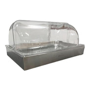 Panera de acero inoxidable con domo de policarbonato Shorbull Gris