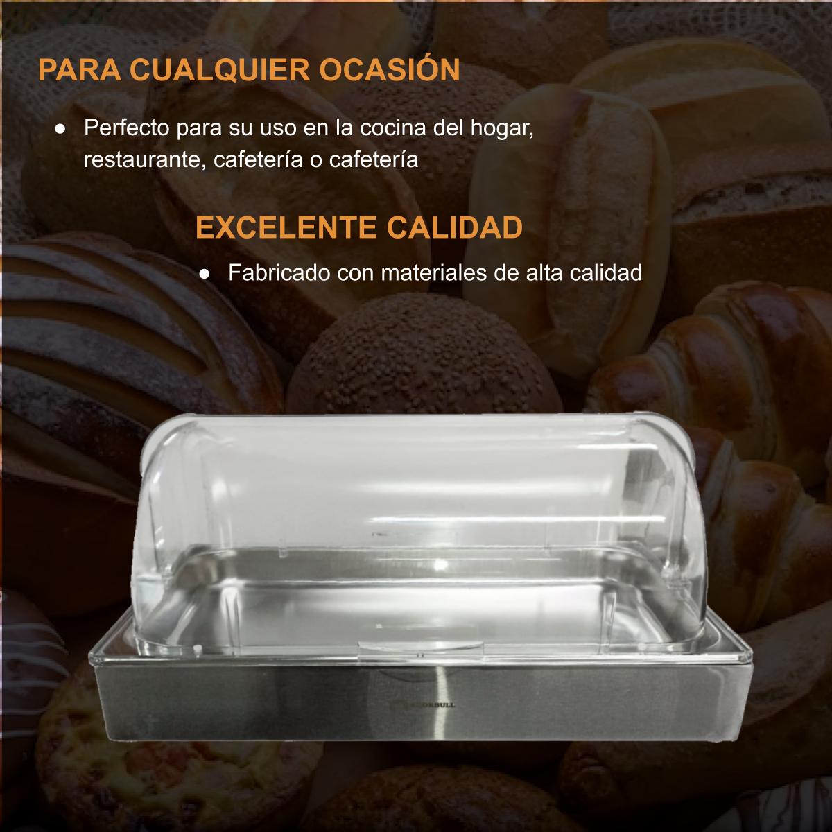 Panera Acero inoxidable y policarbonato resistente