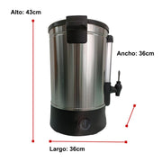Cafetera Precoladora Dispensador 100 Tazas 15l Shorbull