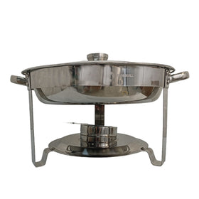 Chafer Redonda Shorbull Acero Inoxidable Buffet Servicio Alimentos