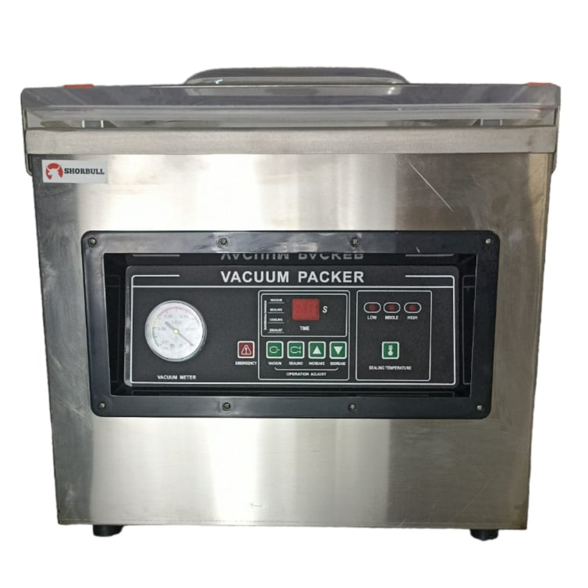 Máquina Empacadora al Vacío Industrial 400 Shorbull Gris
